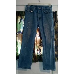 Wrangler Jeans Men 33x30 Blue Jeans AS-IS Rugged Wear
